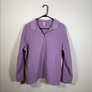 L.L. Bean fleece sweater